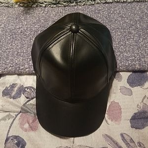 Dark Knight Leather Baseball Cap (New)